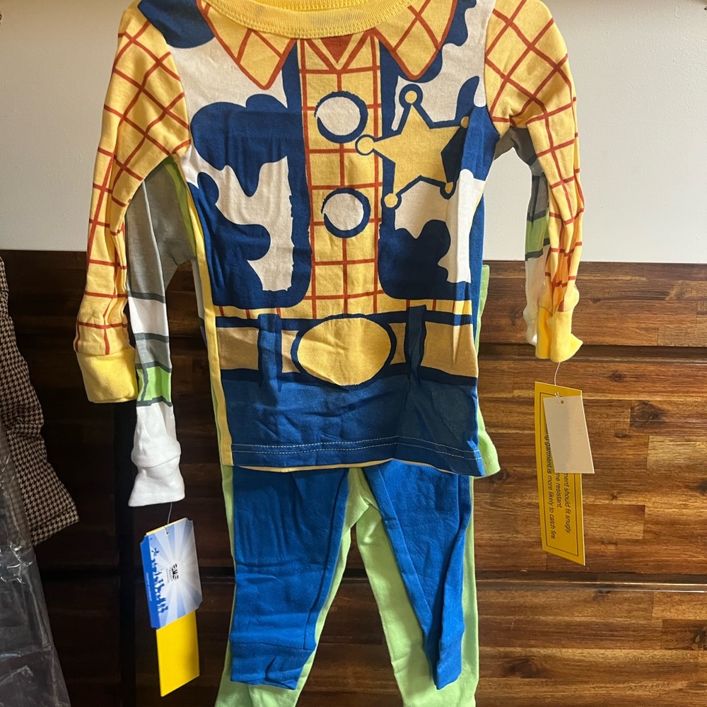 Kids Cowboy Costume Set - Yellow and Blue